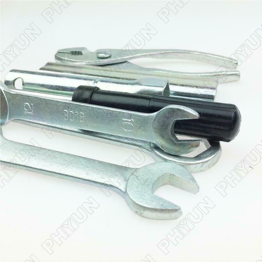 7Pcs Motorcycle Repair Tools Kit Wrench Screwdriver Spanner Socket Compact Tools
