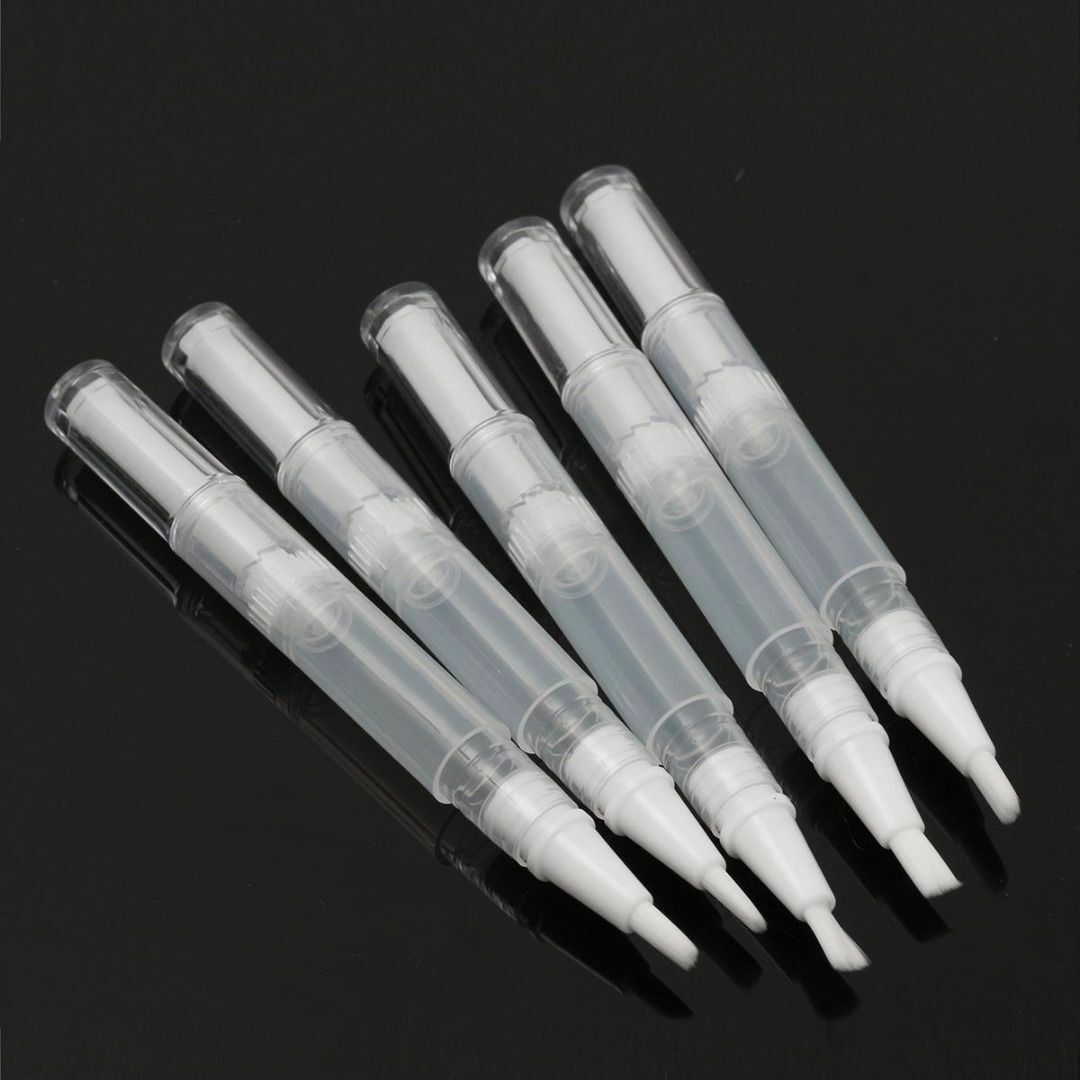 5pcs Cuticle Oil Container With Brush Lip Balm Nail polish Tube Empty Twist Pen