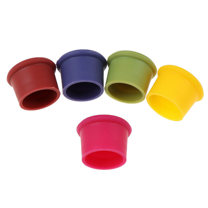 5Pc Wine Bottle Stopper Silicone Bar Preservation Champagne Beverage Clos.l8