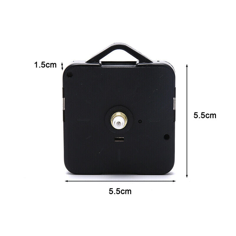 Quartz Clock Movement Mechanism Hands Wall Repair Tool Parts  DIY Black PoinBDA
