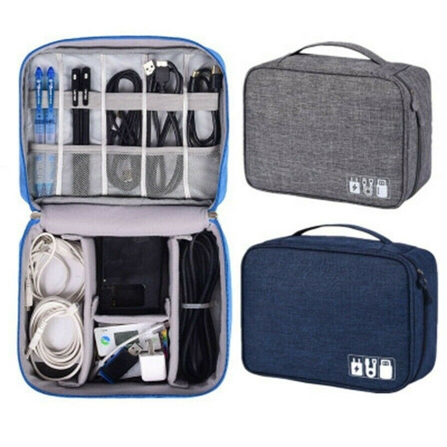 Travel Accessory Bag Portable Digital Small Tools Organize zipper 24.5*18*10cm s