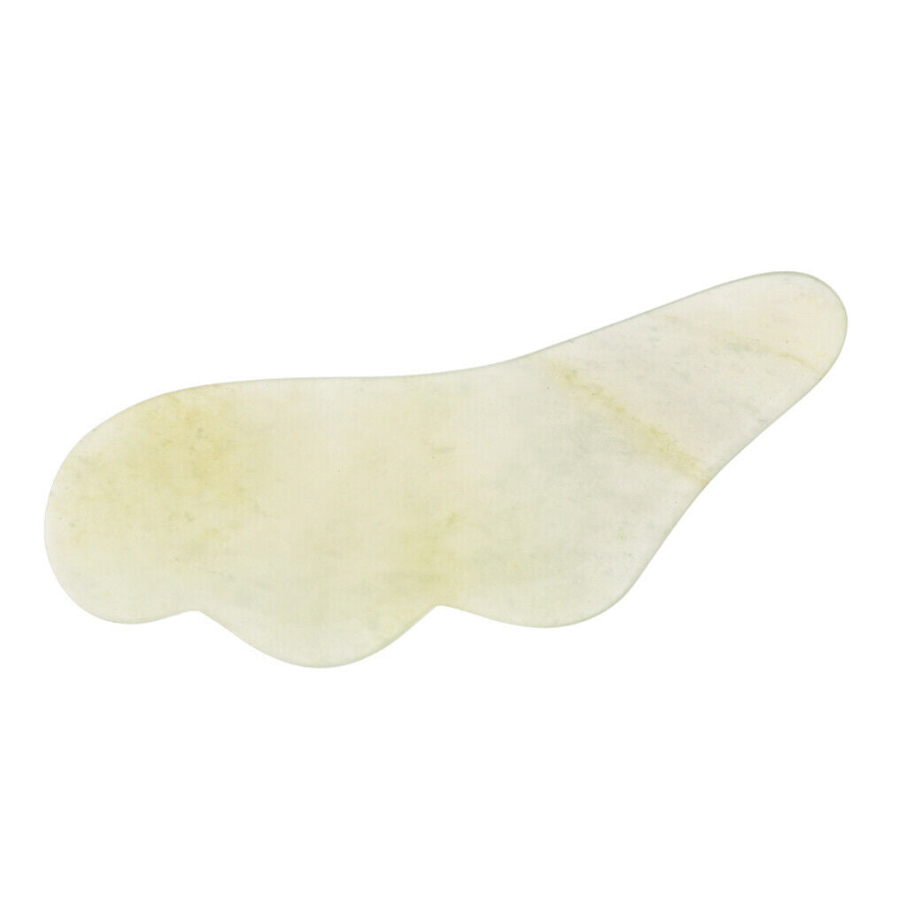 Hsiuyen Jade Gua Sha Tool, Natural Stone Guasha Board, Scraping Massage Tool