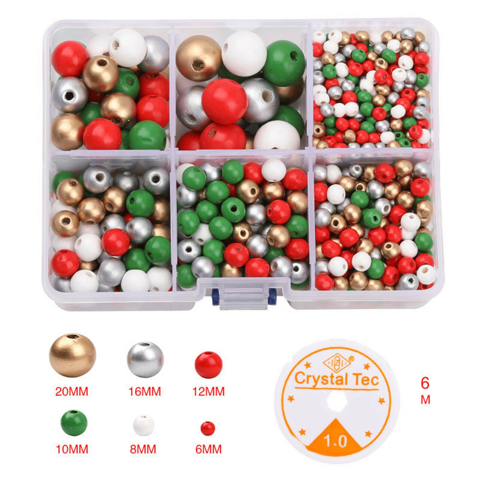 Mini Wooden Round loose beads DIY Necklace Jewelry Accessories Making