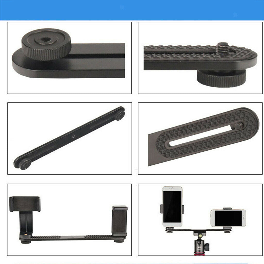Multi-position Mobile Phone Fixed Clamp Two-position Straight Bar