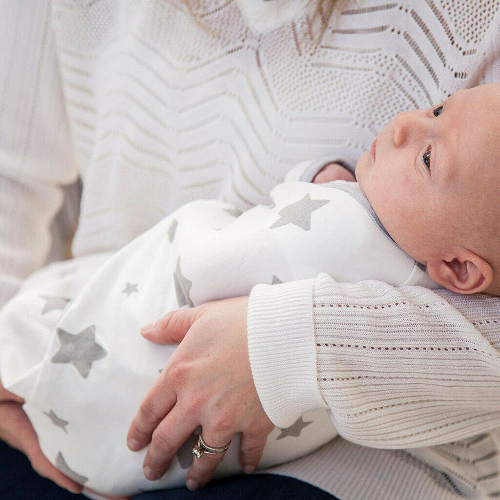 Pack of 3 Baby Infant Swaddle Wrap Blanket Sleeping Bag For 0-3 Months Cotton