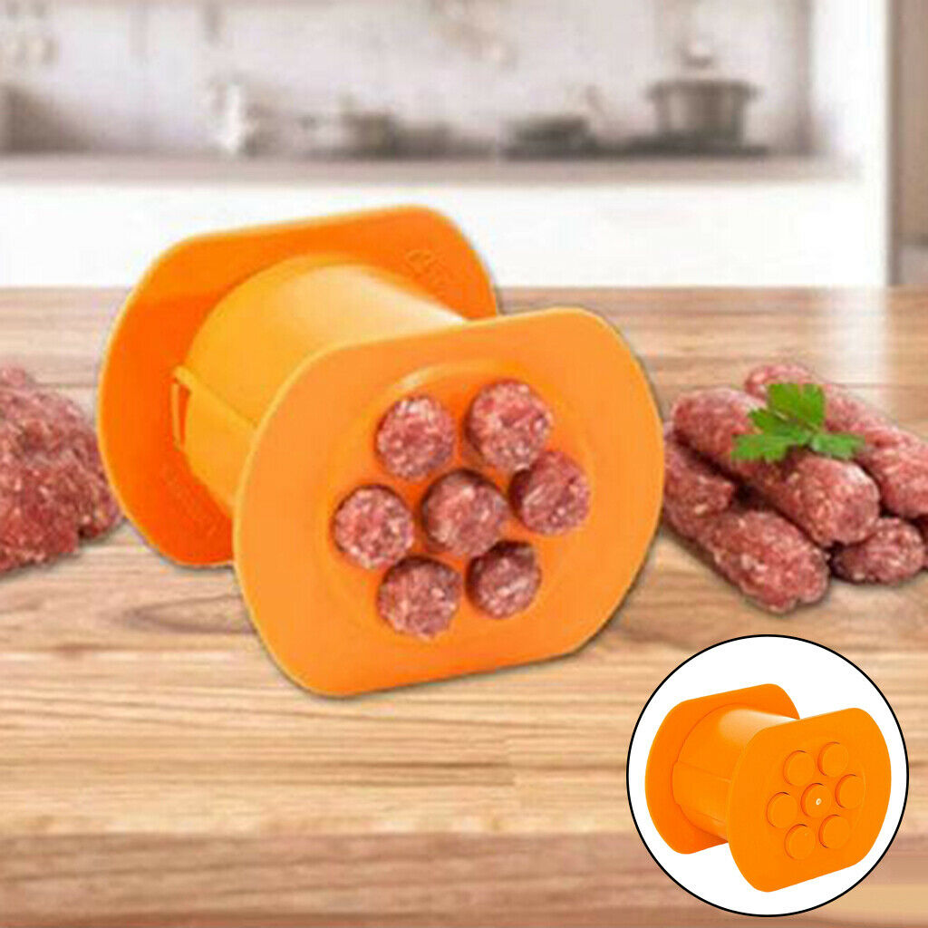Plastic Sausage Press Stuffer Homemade Meat Squeezer Cooking Molds Gadget