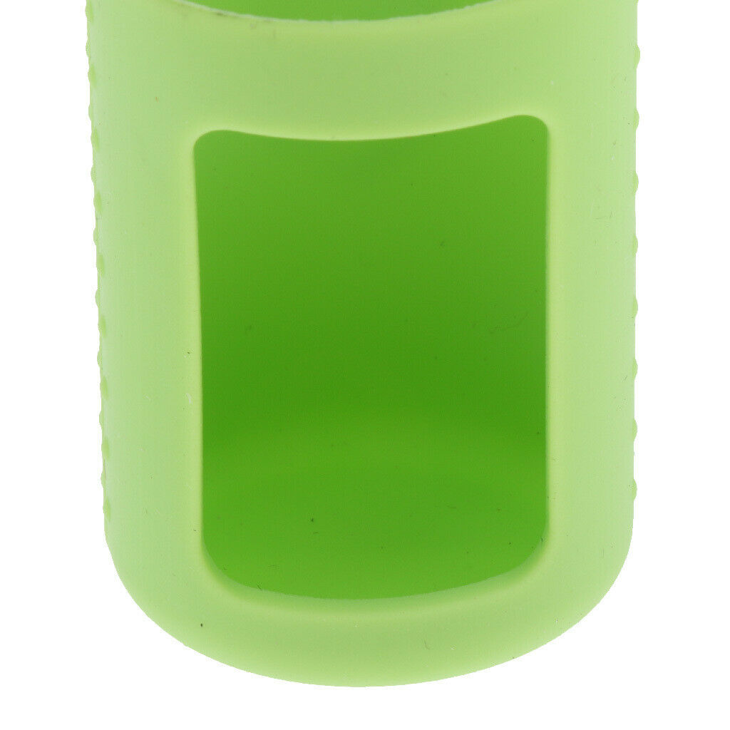 Wood Essential Oil Display Stand with 6 Silicone Carrying Sleeves Case - for
