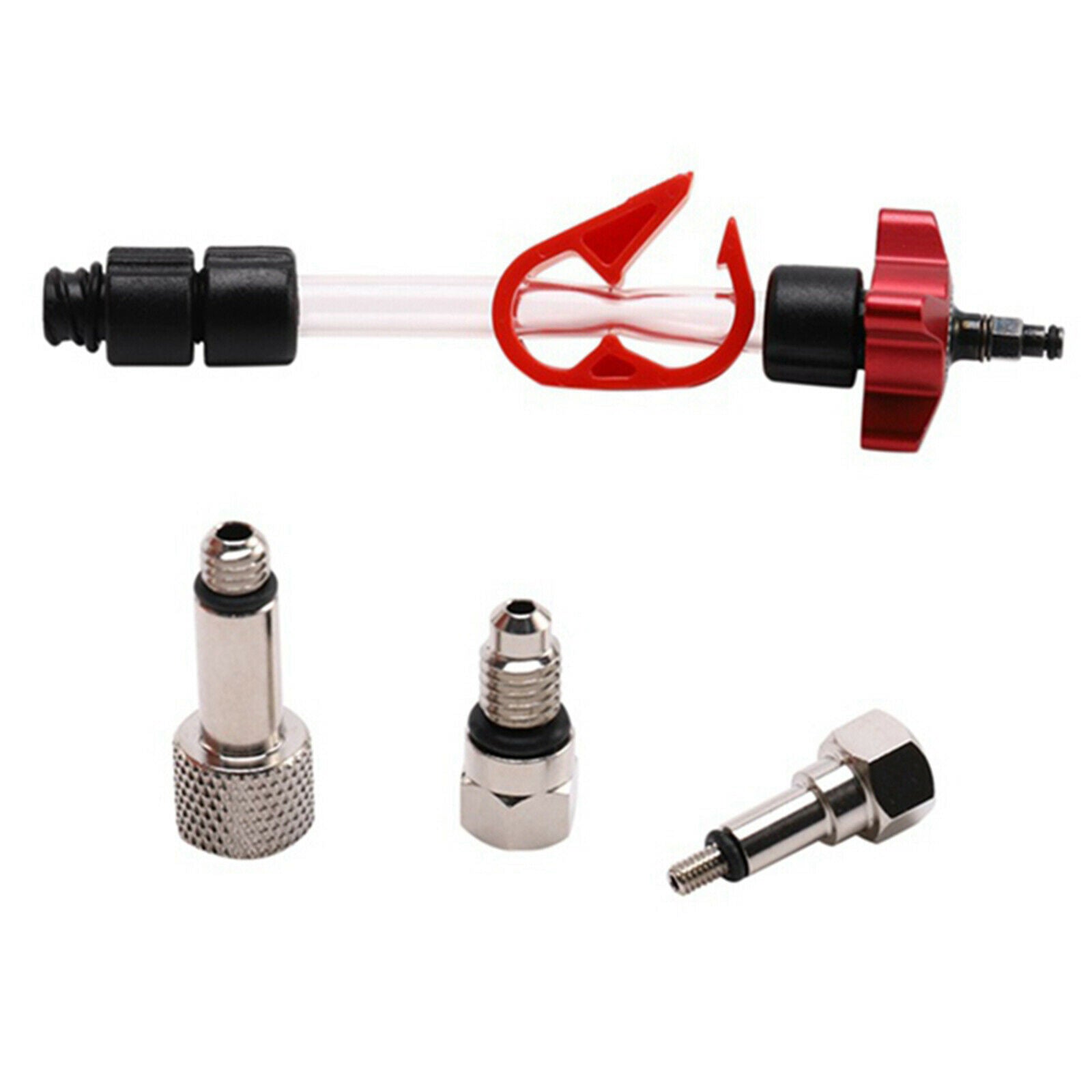 5pcs Professional DOT Oil Bleed Kit Adapter Hydraulic Disc Brake Bleeding Hoses
