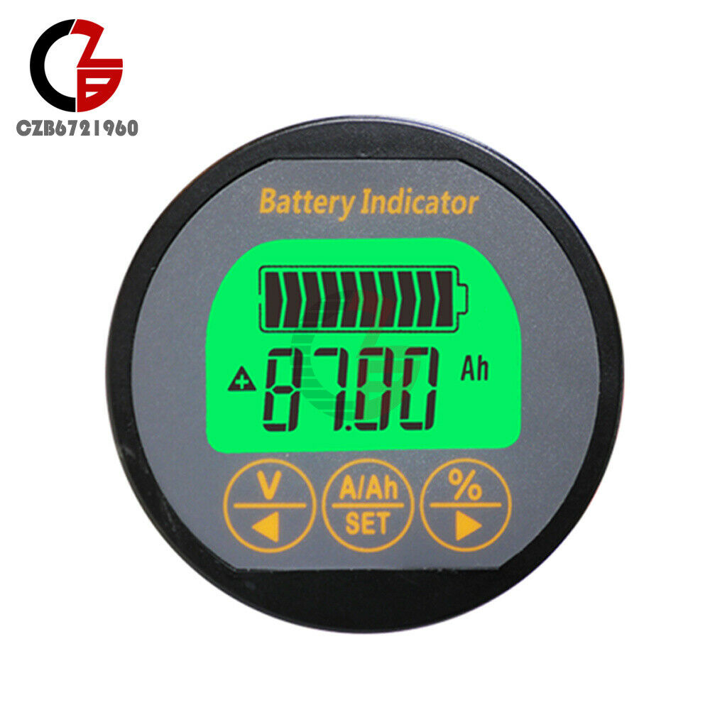 DC8-80V 50A TR16 Battery Capacity Tester Coulometer Battery Indicator Coulometer
