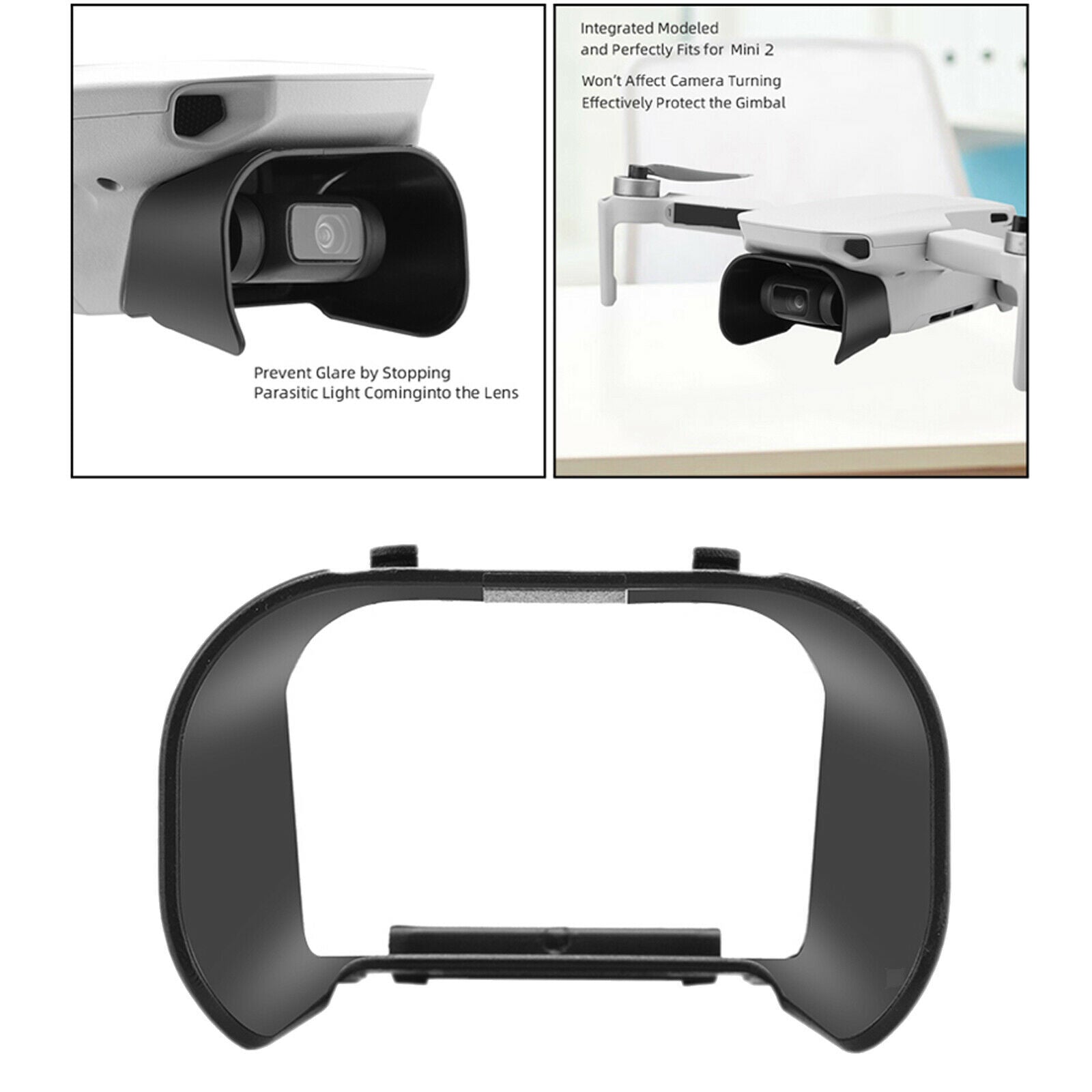 Lens Hood Protective Sun Hood Shade Cover for DJI Mavic Mini/Mini 2 Drone