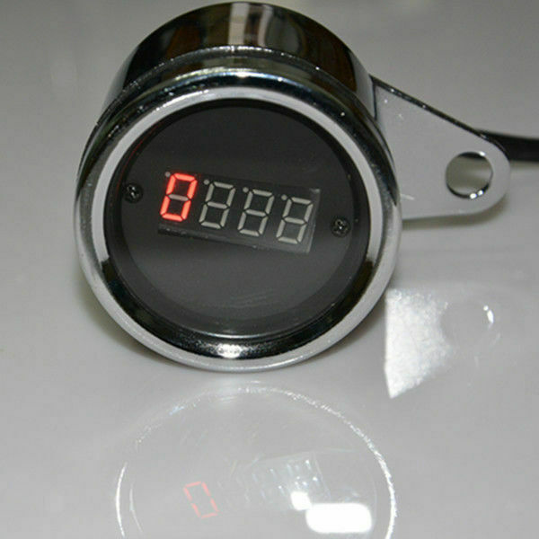 12V Universal LED Digital Tachometer Tacho Gauge for Motorcycle Motorbike
