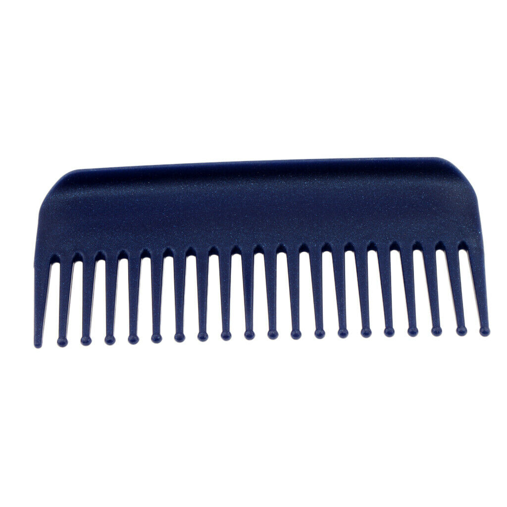 Salon Hair Care Detangling Hair Comb Hairbrush Anti Static Wide Tooth Blue