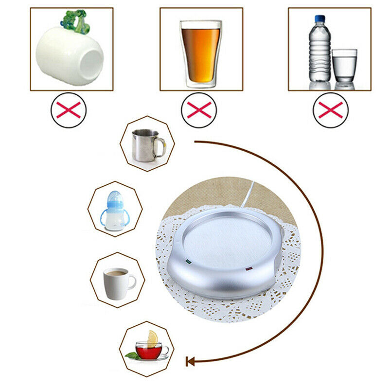 Portable USB Electric Cup Warmer Tea Coffee Beverage Cup Heating Pad M.l8