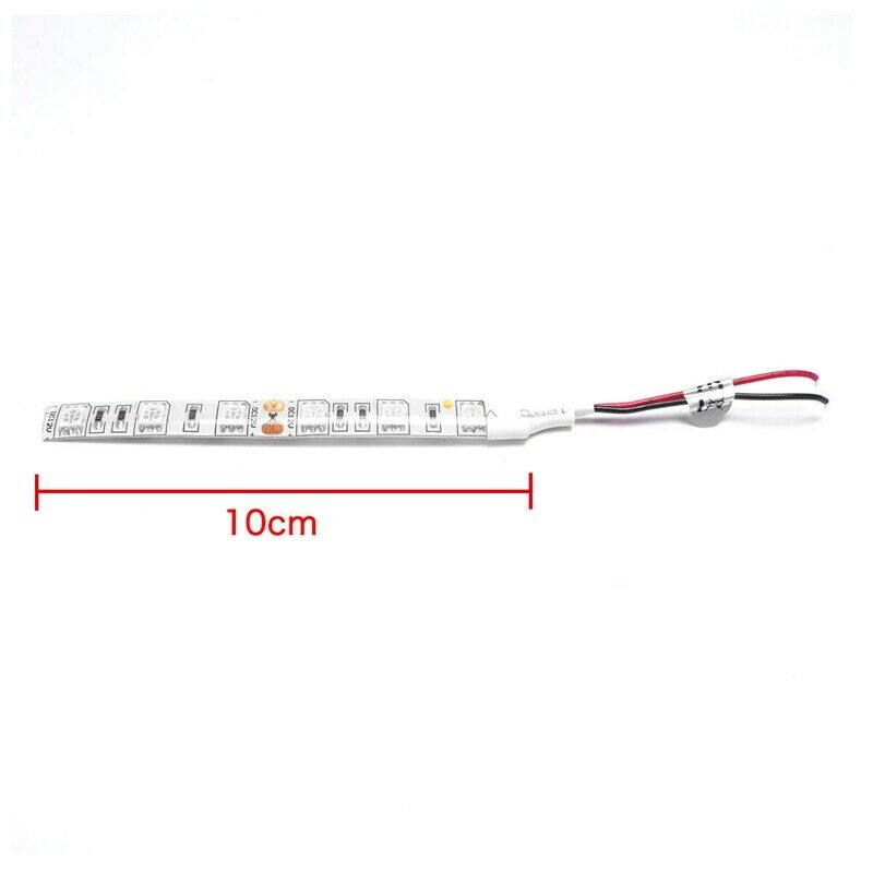 5Pcs 10Cm Waterproof White 5050 Led Strip Lights Dc 12V Caravan Boat Car X7N7N7