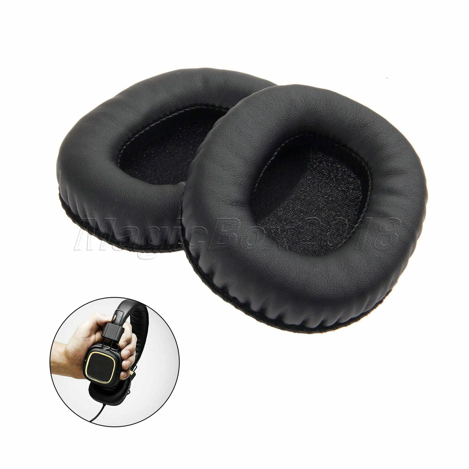 Ear Pads Headset Cushion Earpads for Marshall Monitor Over-Ear Stereo Headphone