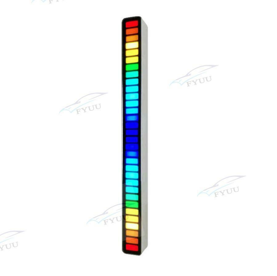 Car Sound Control RGB Voice-Activated Music Rhythm Ambient Light with 32 LED