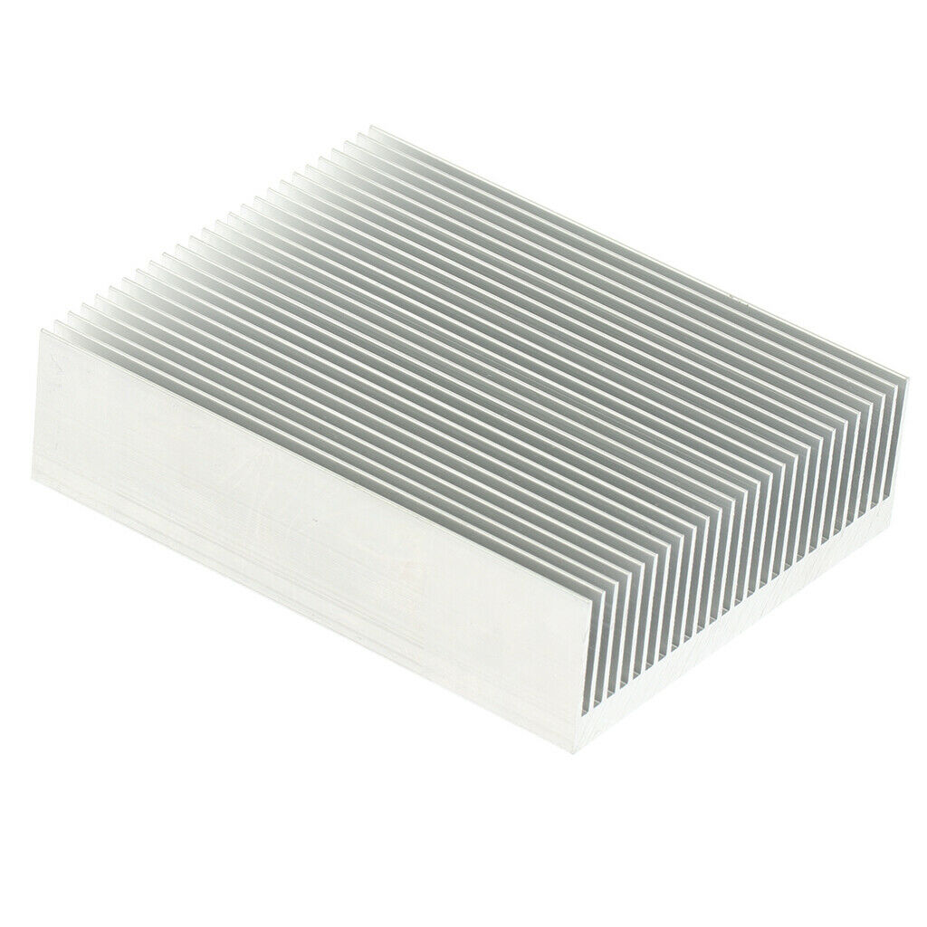 Aluminum  Sink 100mmx80mmx26.9mm Radiator Driver Cooler Heatsink White
