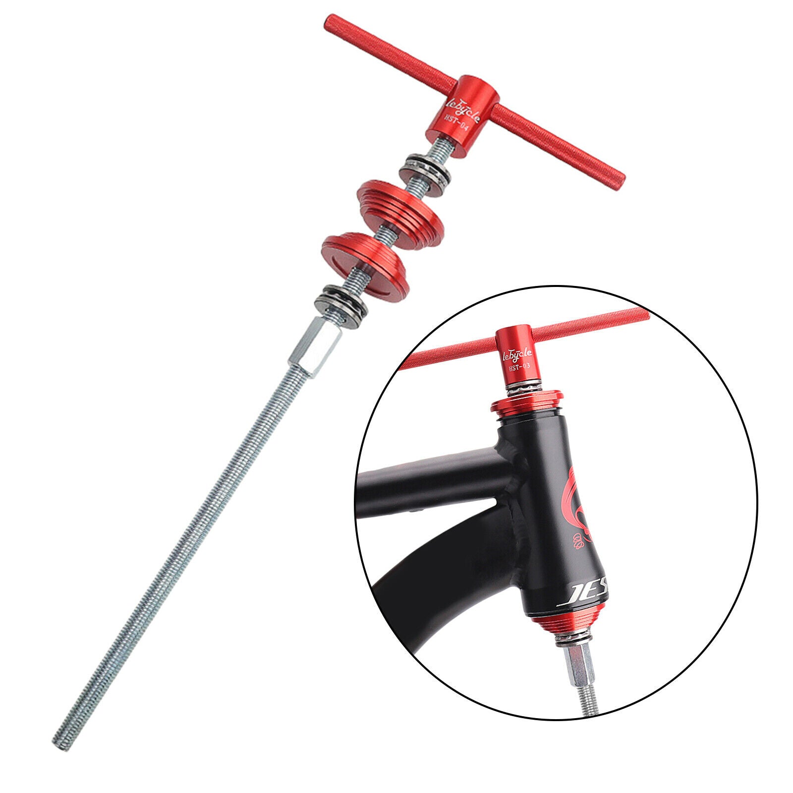 Bike Headset BB Tool Removal Bowl Press in Tool Quick-Release Kit Remover Repair