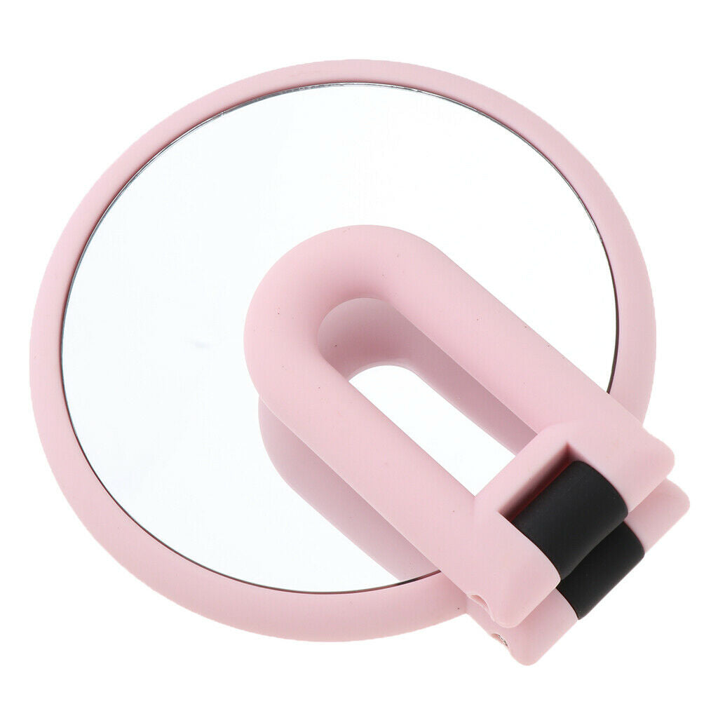 2 Sided 15X Magnifying Handheld Makeup Travel Folding Mirror 2x