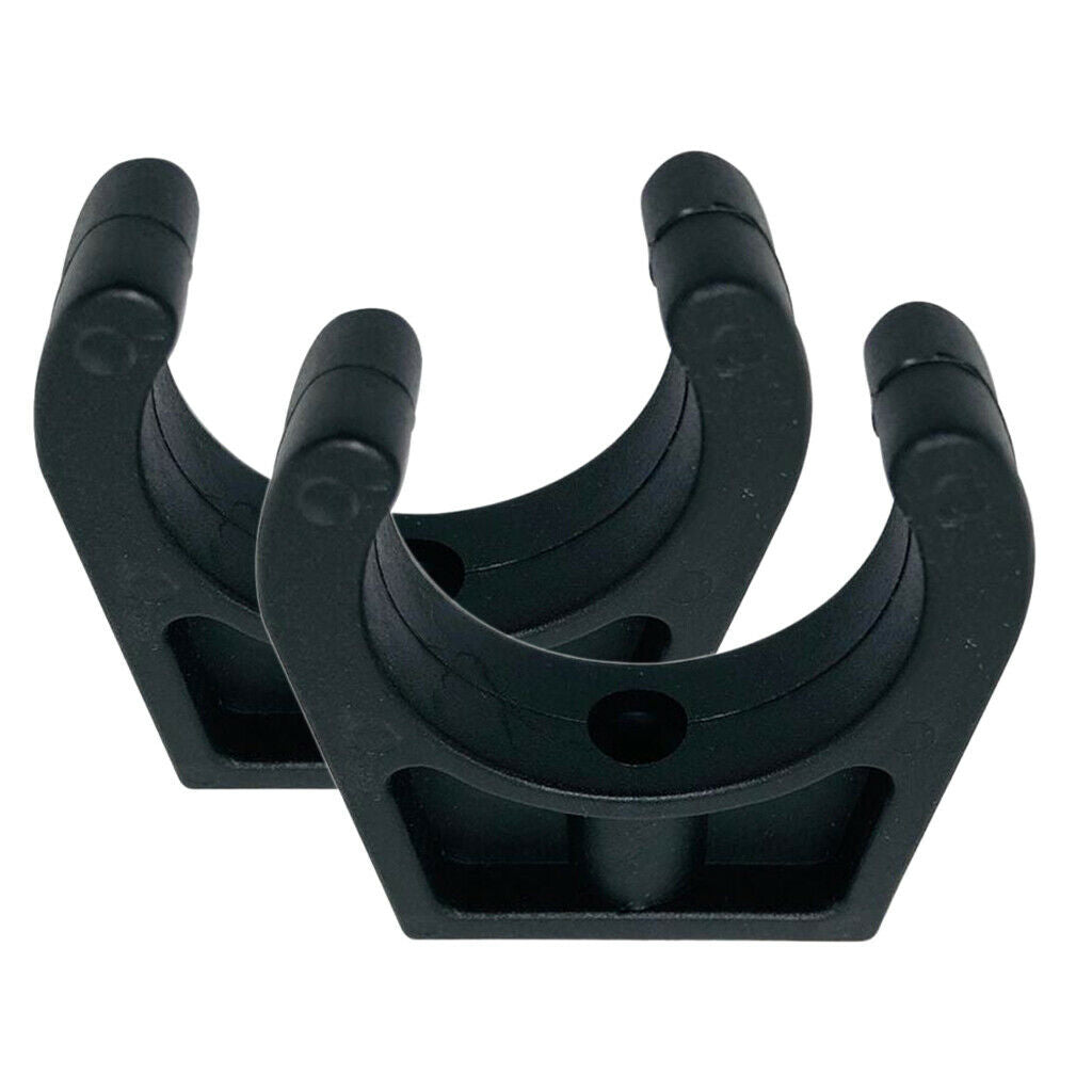 2x Boat Storage Clip for Ladder Paddle Pole Light Hook Storage Clip Black