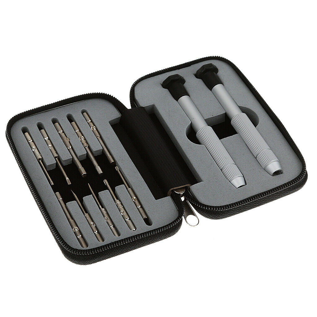 2x Portable Eyeglass Maintenance Kit Phone Watch Repair Tool Screwdriver Set