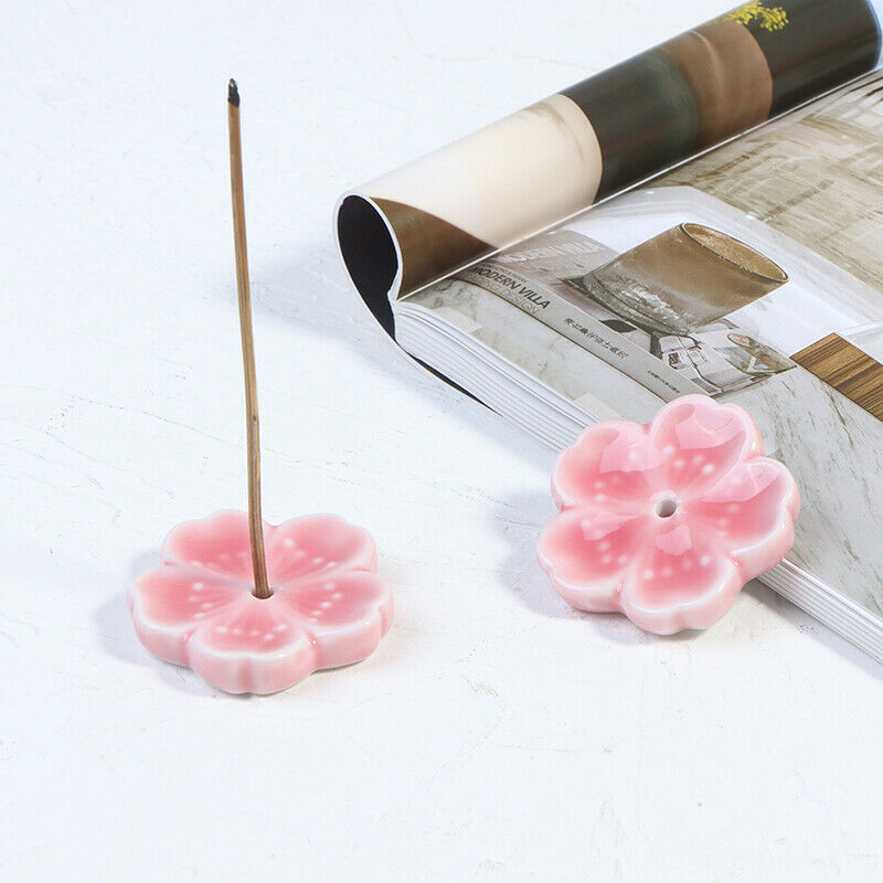 2Pcs Japanese Style Ceramic Incense Stick DIY Home Bedroom Incense Holder De SJ