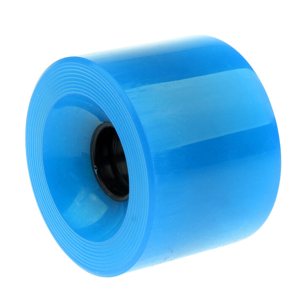 70 x 51mm Pro Blank Skateboard PU Wheels Longboard Cruiser Wheels blue