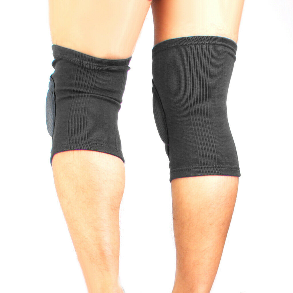 Sponge Knee Protectors Guards Anti Collision Pads for Football Hiphop Black