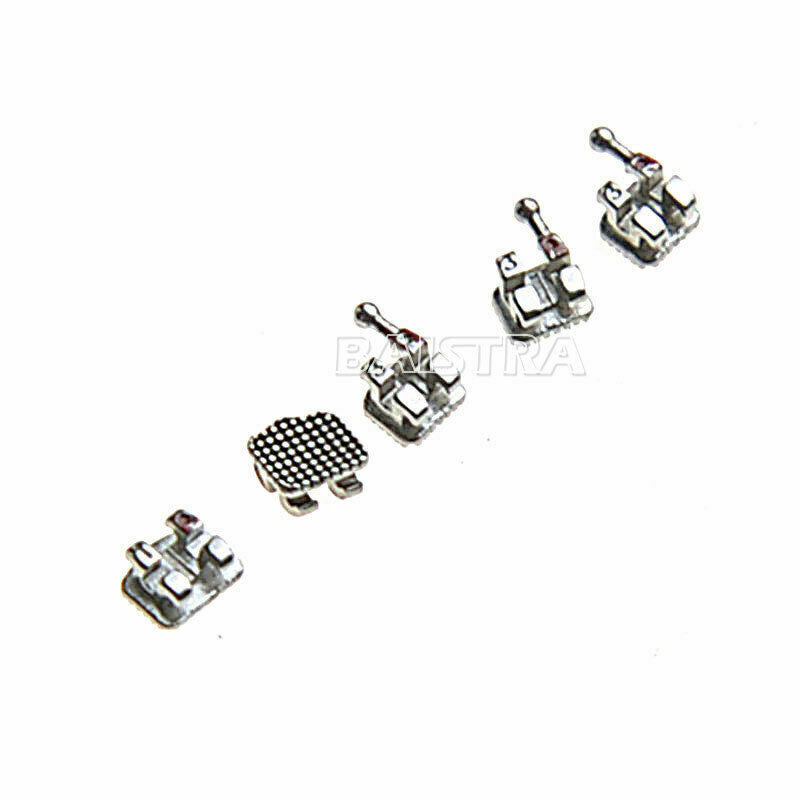 1000pcs AZDENT Dental Orthodontic Brackets Braces Mini MBT 022 Hooks 3-4-5