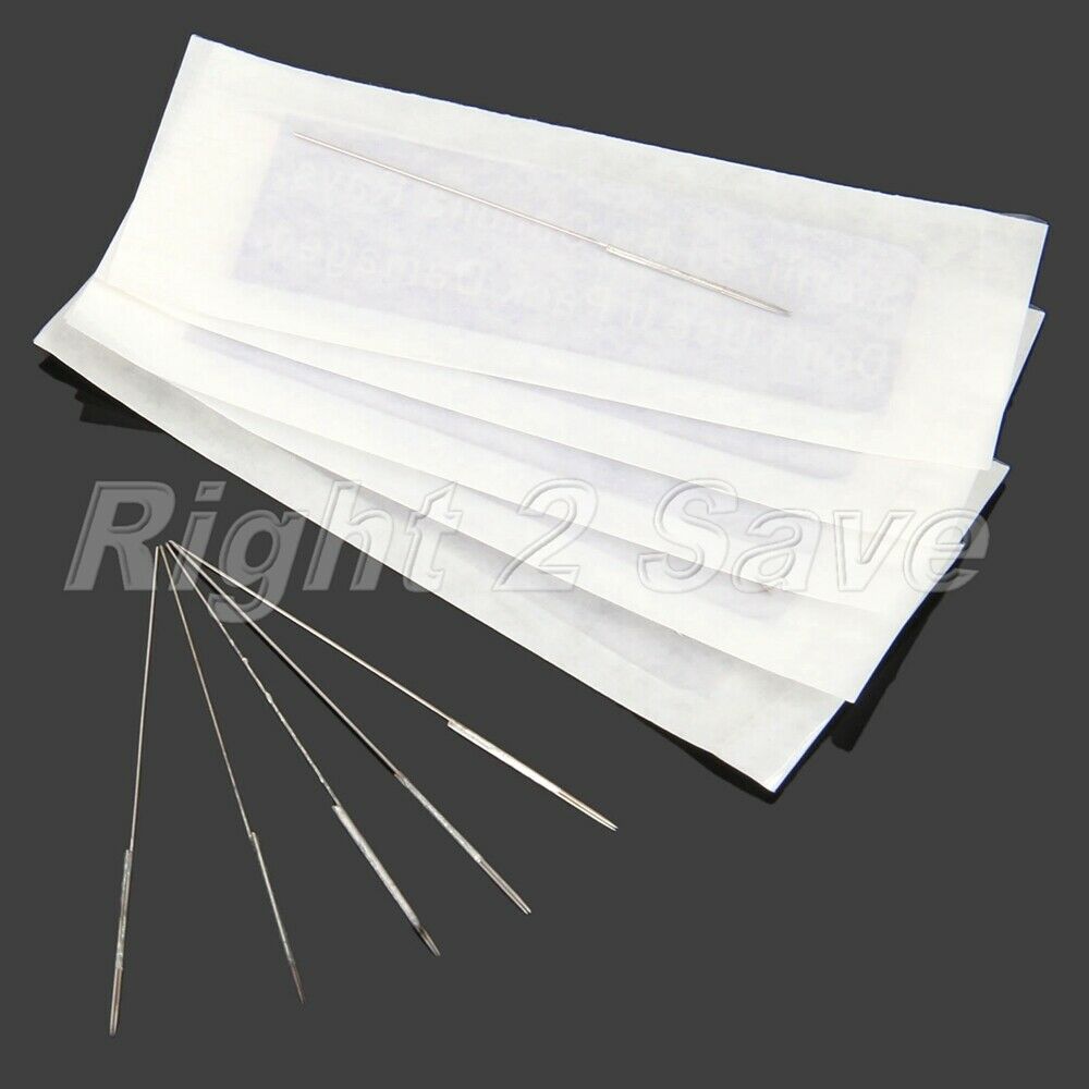 50pcs 3R Eyebrow Tattoo Needles Permanent Makeup Medical Grade Stainless Steel