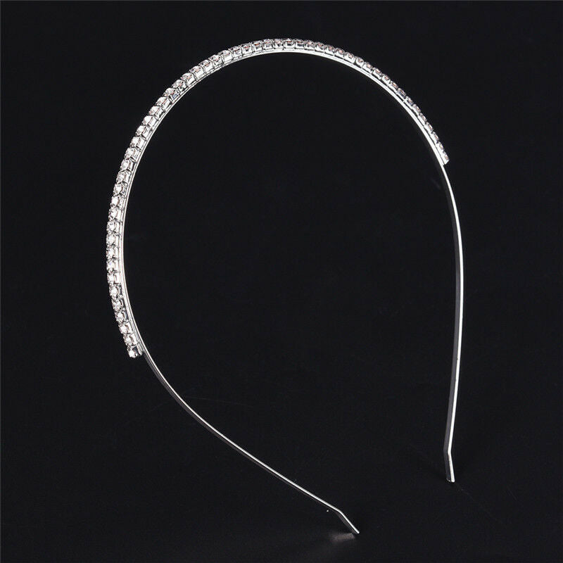Crystal Rhinestone Headband Hairband Head Wear Elastic Brightness Accesso.l8