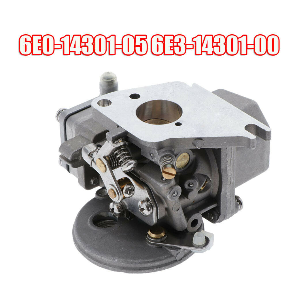 Boat Motor Carb Carburetor Assy Replacement fits for Yamaha 6E0-14301-05