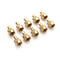 10pc Chrome Metal Slotted Head Valve Stem Caps With Core Remover Tool Car AE Lt