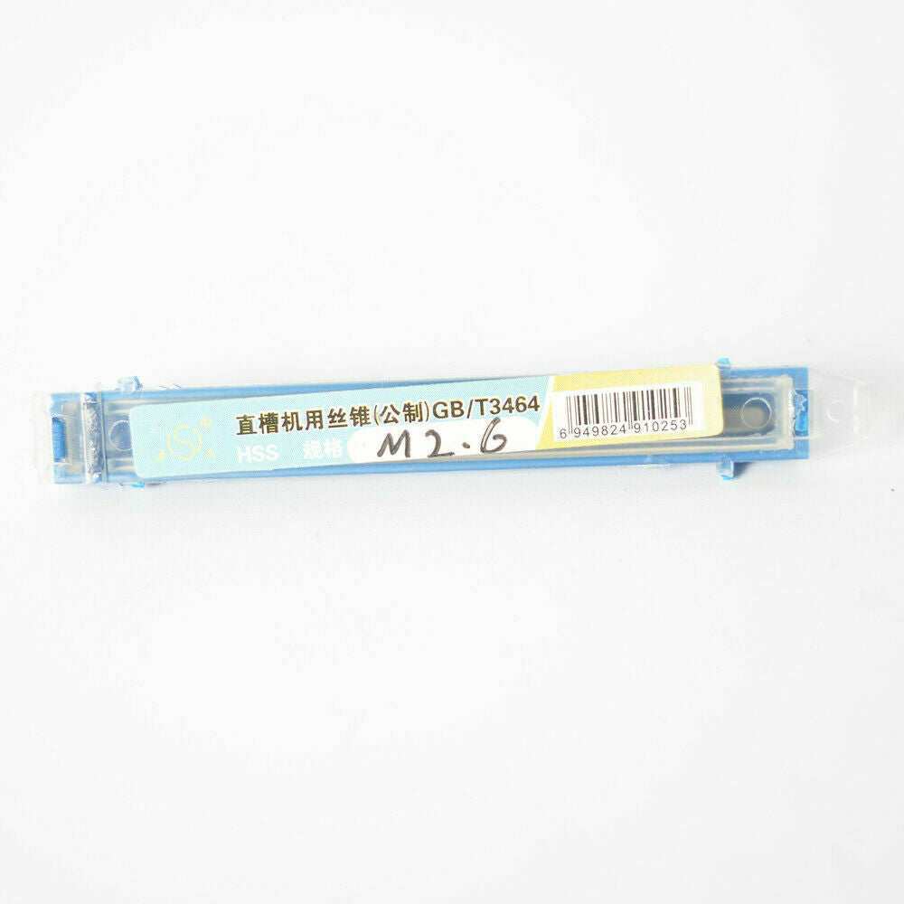 New Metric Taper Hand tap 2.6mm x 0.45 Metric HSS Right hand Tap M2.6 tap