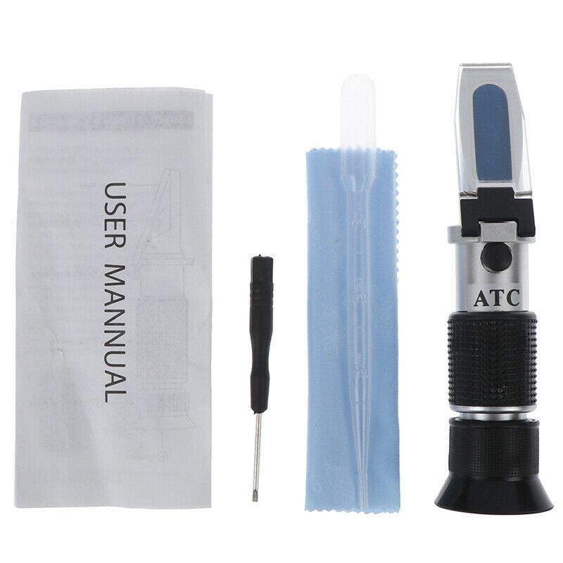 Hand held honey Refractometer 58-90% brix sugar baume water content testec7B Gy