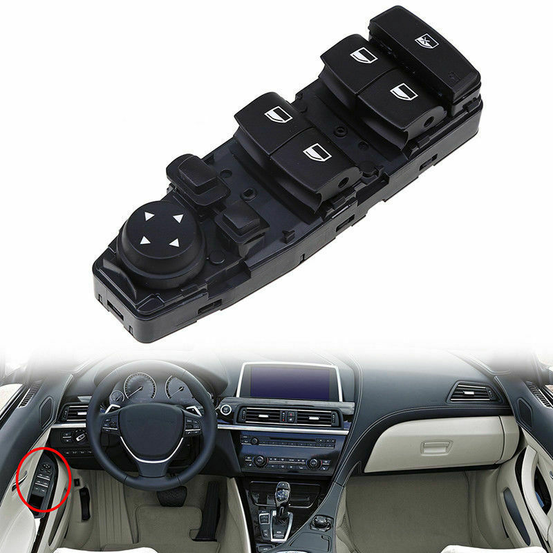 Driver Side Power Master Window Switch Adjustment For BMW F10 Sedan F11 2011-17