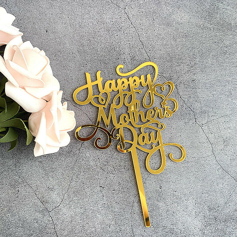 Happy Mother`s Day Cake Toppers for Mother`s Day Dessert Decor Cake Topp.l8