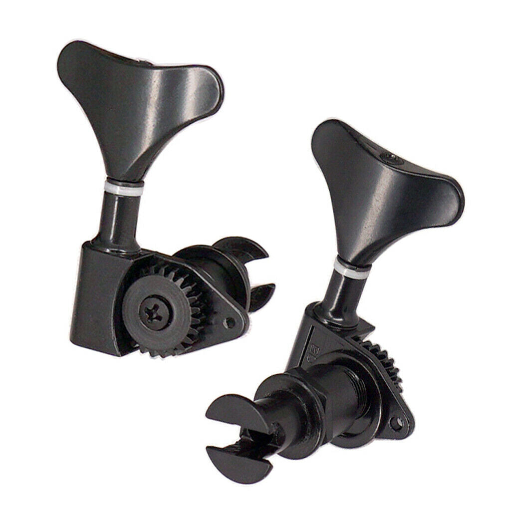 Pack of 4 Bass Machine Tuning Peg Keys Knob Alloy Instrument Accessories Set