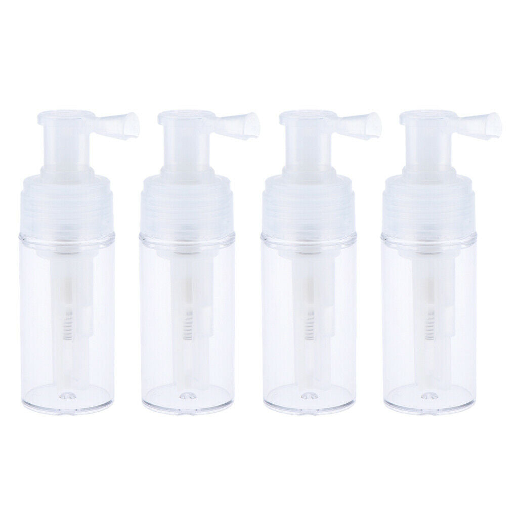 4 Pcs 110ml / 3.72 oz Empty Spray Bottles for Fragrance Powders,Deodorants,Drug