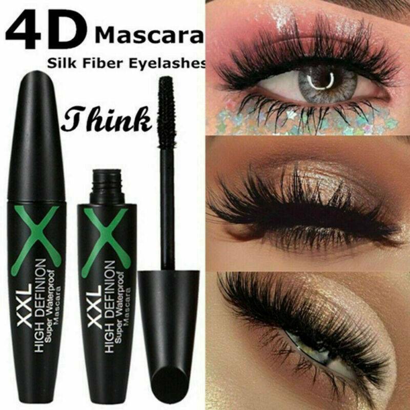 Eyelash Mascara, 4D Silk Fiber Eyelash Mascara, Mackup Brush Eyelash Mascara.