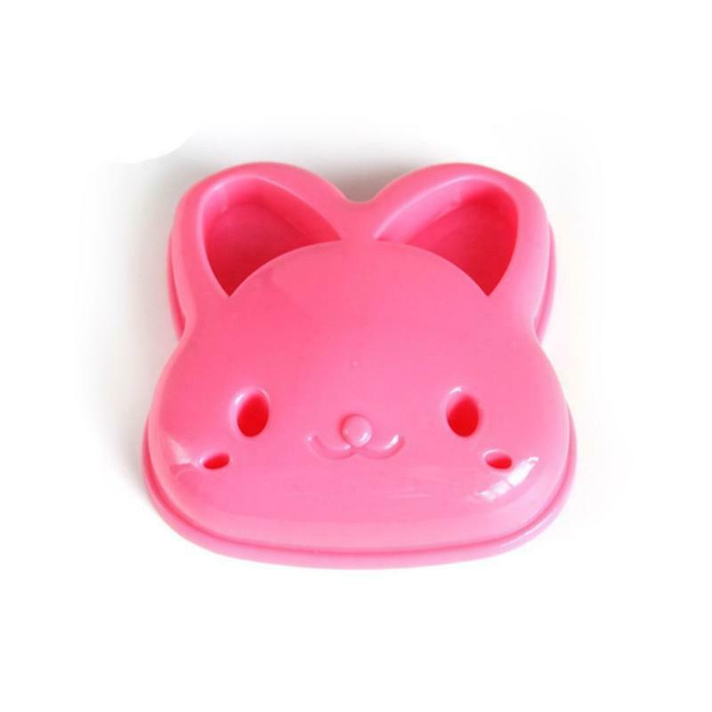 Pink Rabbit Shape Sandwich Bread Mold Cookie Cake Cutter Mould Maker DIY Cutter