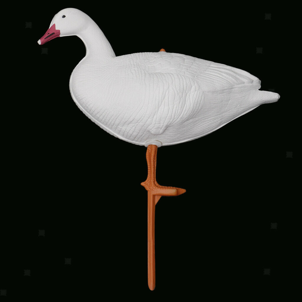 2pcs White Goose Decoy Hunting Shooting Garden