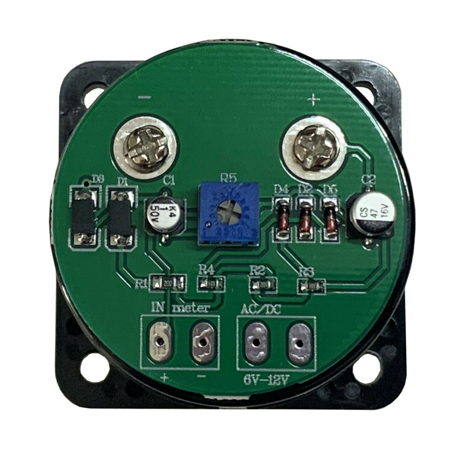 2pcs Analog VU Meter Panel Kit Backlit Audio Level Amp 6V-12V 500uA CQ-45W