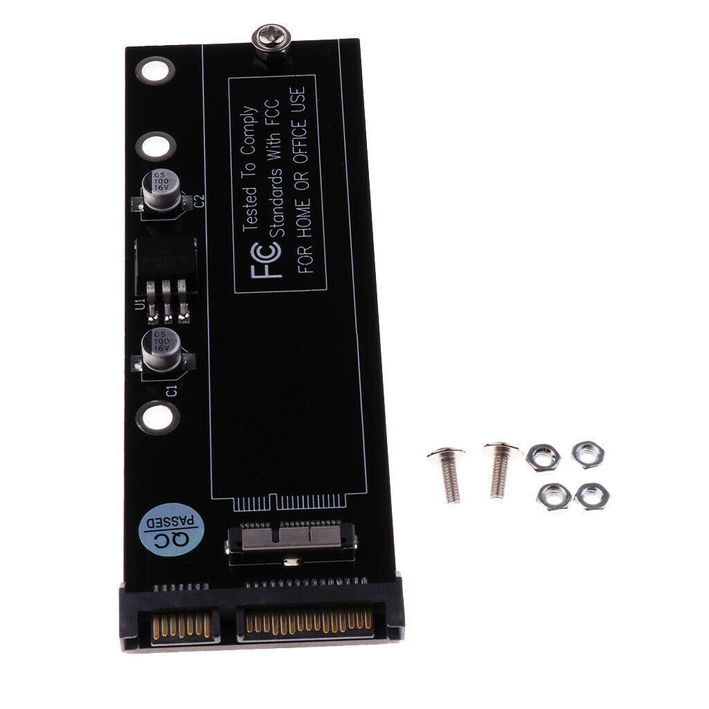 2Packs 6+12pin SSD to 22Pin SATA Adapter Card for 2010 2011 MacBook Air