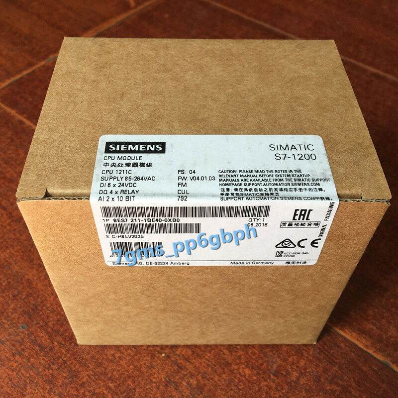 1PCS NEW Siemens 6ES7 211-1BE40-0XB0 NIB