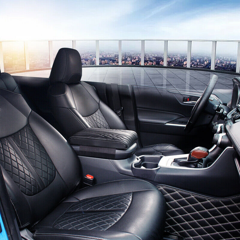 Car PU Armrest Memory Foam Central Control Cover Cover Pad Cushion Tissue Box