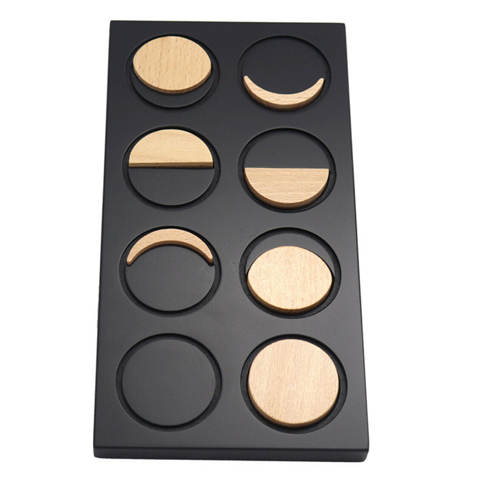 Science Toys Phases of Moon Puzzles Board Toys Playset for Toddlers Kids