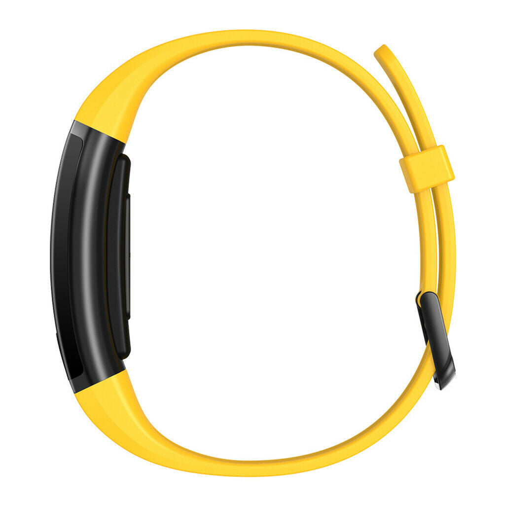 Smart Watch Tracker Body Temperature Blood Pressure Heart Rate IP67 Yellow