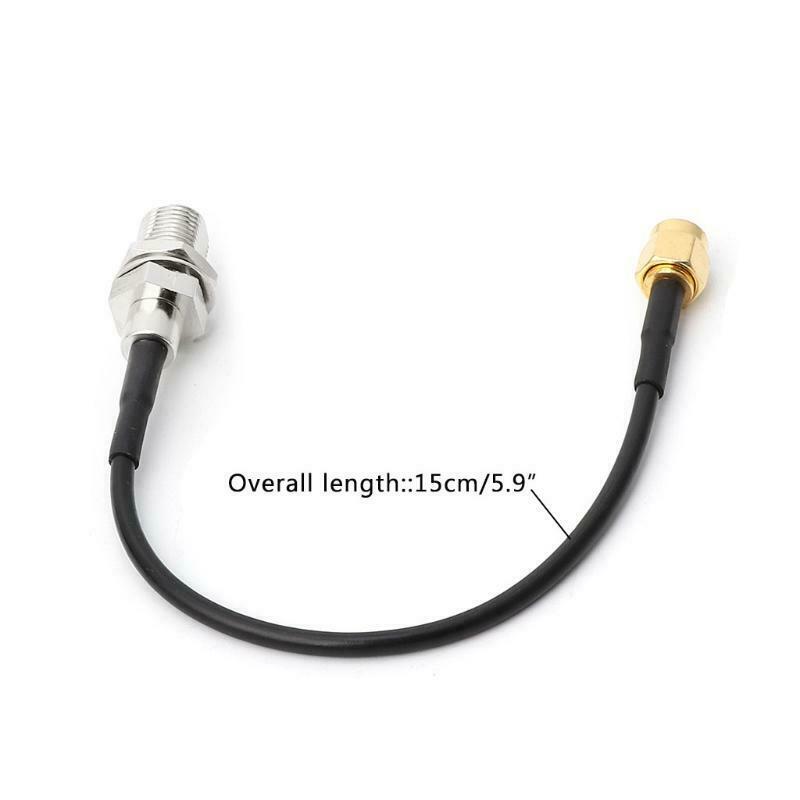 RG174 RF Pigtail Cable F female to SMA Male Coaxial RF extension Pigtail Cable