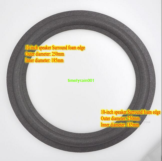 2pcs 10"inch 185C Speaker foam edge Speaker surround Audio repair parts